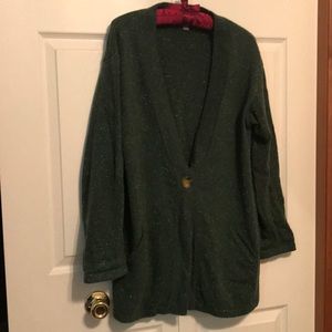 J. Jill hunter green cardigan
